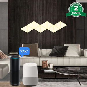 Smart Triangle Light Set with 6pcs Triangle Lights - Neutral by EnerJ Smart