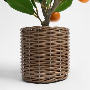Artificial Orange Tree In Ceramic Pot - Orange by OHS