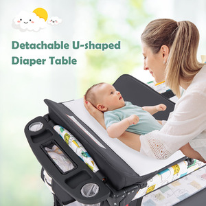 5-in-1 Baby Bassinet Bedside Sleeper by Costway