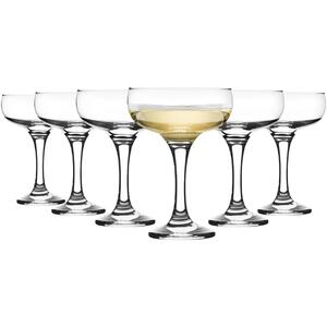 Misket Glass Champagne Saucers - 235ml by LAV