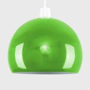Retro Green Arco Style Dome Ceiling Pendant Light Shade - Green by ValueLights