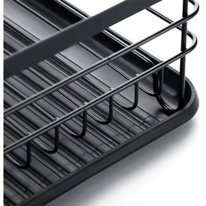 2-Tier Metal Kitchen Dish Drainer Rack by Livingandhome