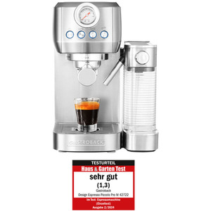 Design Espresso Piccolo Pro M - Silver by GASTROBACK