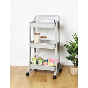 3 Tier Trolley with Wheels - Grey