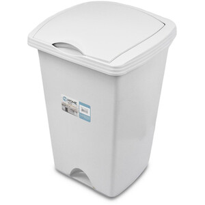 Light Grey Lift Top Bin 50L - Light Grey