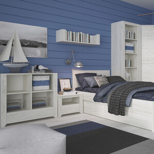 Angel 3 Piece Bedroom Set - Grey