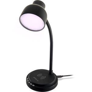 Groov-e Astra Lamp Wireless Charging and BlueTooth Speaker - Black by Groove