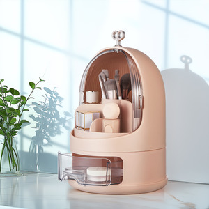 Music Box Style Rotating Makeup Organiser by komore