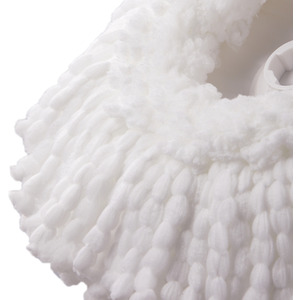 Hands-free Spin Mop and Bucket Cleaning Set - Grey / 30cm by Livingandhome