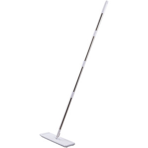 Livingandhome Flat Mop Bucket Set with 3 Pads - White by Livingandhome