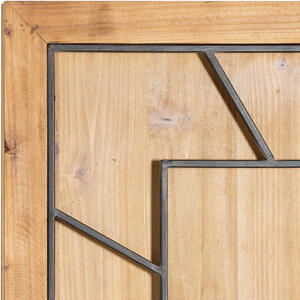 Williston Square Large Wooden Wall Clock - Brown by KDMK