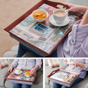 Pack of 2 Padded Lap Trays - Mixed by Greenhurst