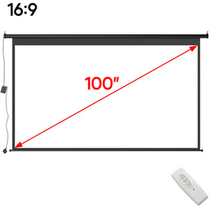 Electric Motorized Projector Screen by Livingandhome
