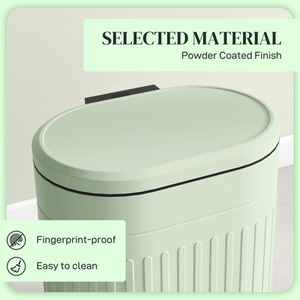 HOMCOM 20L Kitchen Bin with Soft-close Lid and Pedal by HOMCOM