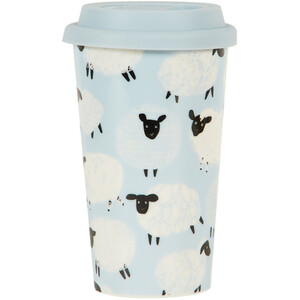 Highland Flock Travel Mug - Blue