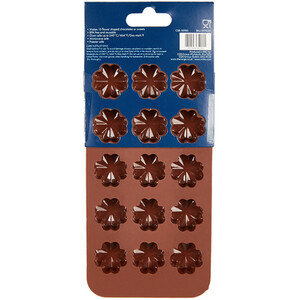 Silicone Flower Chocolate and Sweet Mould - Brown