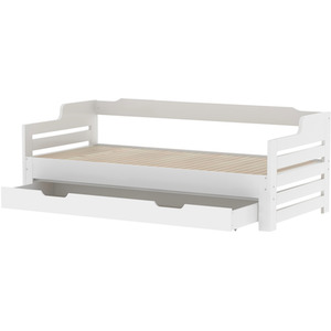 Single Guest Sofa Bed - White by Abrihome