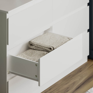 Denver Bedroom Set (2 Drawer Bedside, 6 Drawer Chest, 2 Door 2 Drawer Wardrobe) by Vida Designs