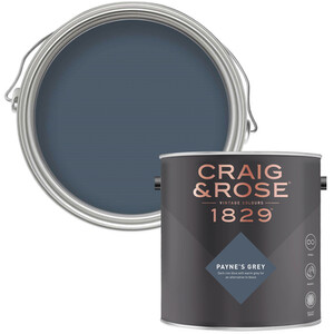 Craig and Rose Chalky Matt Emulsion - Payne's Grey by Craig & Rose