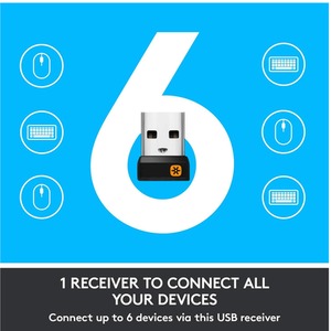 Logitech Wireless Optical Mouse - Grey / M705 Productivity Plus by Logitech