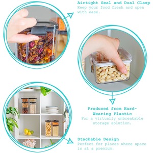 Food Storage Container - 1.8 Litre - White / 10.2cm / 0.966 / 3 / 10cm by Argon Tableware