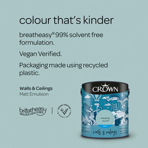 Crown Matt Breatheasy Emulsion Paint - Stepping Stone by Crown Paints