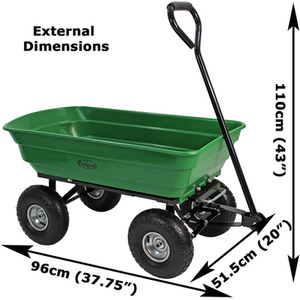 Garden Wheelbarrow Cart - Green by Easigear