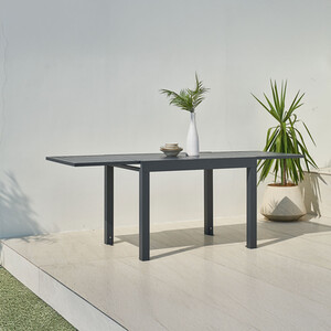 Madison Extension Table - Black by Outdoor Essentials
