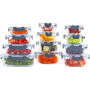 Neo 7 Piece Glass Food Storage Containers by Neo