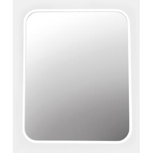 Metal Bathroom Wall Mirror - White by OHS