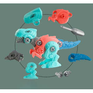 Set of 4 Children's DIY Assembled Dinosaur