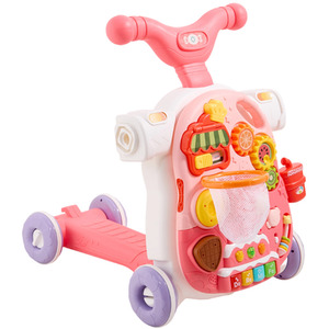 Kidkid Walker Convertible with Play Table Function - Pink by Kidkid