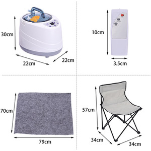 Portable Sauna Steam Kit for Home Spa by Livingandhome