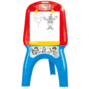 Multi Colour Foldable Jumbo Easel Kids Drawing Board - Red by Dolu