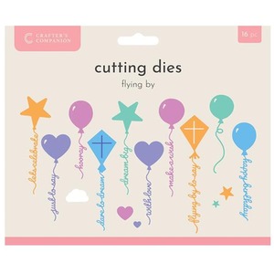 Flying By Die set - Silver by Crafters Companion