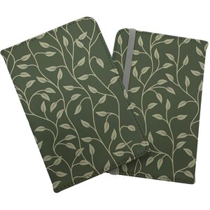 Green Shrub With Leaves Passport Cover - Green by Warren Reed - Designer