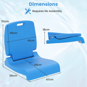 Outdoor Pool Chair Poolside Chair by Costway