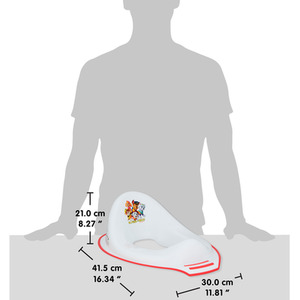 Paw Patrol Toilet Training Seat - Red - White/Red by Paw Patrol