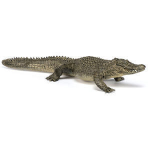 PAPO Wild Animal Kingdom Alligator Toy Figure - Black by PAPO
