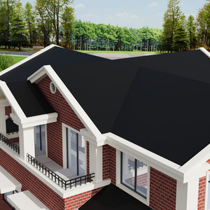 1 Roll EPDM Rubber Roofing Membrane for Waterproofing - Black / 200cm by komore