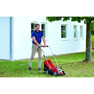33cm PXC Cordless Lawnmower 18V With Battery And Charger - Red by Einhell