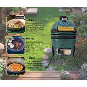 Ceramic Egg Oven - Teal