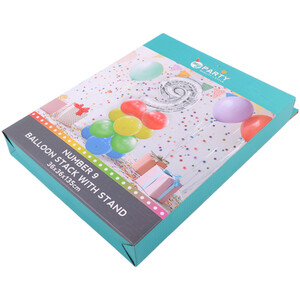 Number Balloon Stack with Stand - 9 by My Party