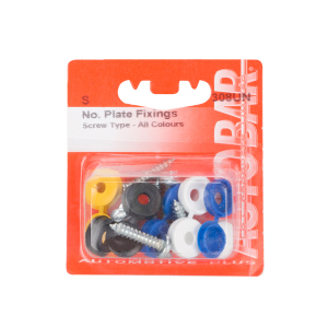 Number Plate Screws & Caps by Autobar