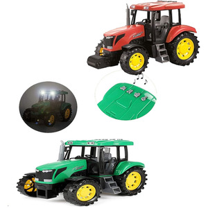 Toy Farm Tractor With Light and Sound - Red by UMKYTOYS