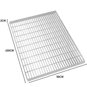 Galvanised Grating Mesh Panels - Silver / 100cm / 90cm by Monster Shop