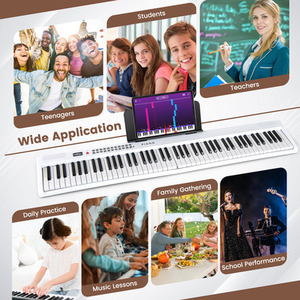 88 Key Foldable Electric Keyboard Piano by Costway