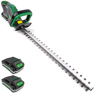 Cordless Hedge Trimmer 18V Li-Ion 2 Batteries - Green by Gracious Gardens