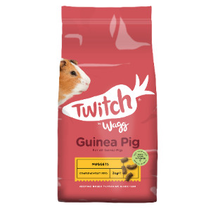 Wagg Twitch Guinea Pig Feed - 2kg by Wagg