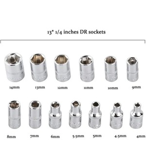 46 Piece Mechanical Wrench Set with Storage - Red